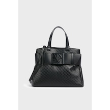 Armani Exchange Logolu Çıkarılabilir Askılı Çanta Bayan Çanta Xw000285 Af22628 Uc001 Siyah