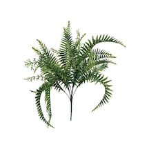 Yapay Çiçek Plastik Cycas Aşk Merdiveni Eğrelti Otu Sıkas Bitkisi 18yaprak 50 50cm Yapay Bitki Yeşil