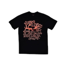 Stoned&Fame Unisex Siyah Panic At The Disco Baskılı T-shirt SIYAH Siyah