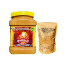 Bozkırlı Çavuşoğlu Kepeksiz Bozkır Tahini 930 G + Odun Ateşinde Kavrulmuş Susam 500 G