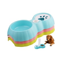 Cbtx Pet Çift Kase Mama Ve Suluk Kedi Ve Köpek Besleyici Islak Olmayan Ağız Suluk Yeşil