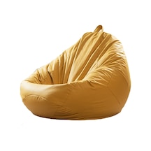 120x130cm Fasulye Torbası Sandalye Su Geçirmez Tech Kumaş Kılıf Sarı Sarı