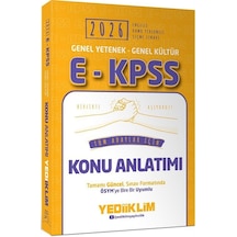2026 E-kpss Genel Yetenek Genel Kültür Tüm Adaylar İçin Konu A...