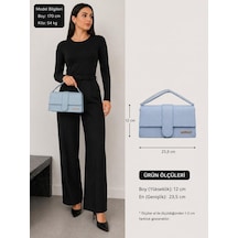 Moda Çınar Şık Yeni Model El Ve Kol Çantası Model:elkolçanta1 Mavi
