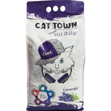 Cat Town Lavanta İnce Taneli Topaklaşan Kedi Kumu 10 L