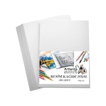 Resim Kağıdı 35x50 100 Lü 100 Gr 1 Paket 35 50 Resim Kartonu