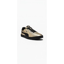 Puma 404461 01 Club Iı Era Metallic Gold-siyah Kadın Spor Ayakkab Altın