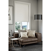 Neya Lazer Kesim Mat Stor Perde, Lazer Kesimli Klasik Serisi, C-1001 Beyaz Renk