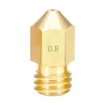 Koodmax 3 Adet 3d Yazıcı Printer Mk8 Extruder 1.75mm / 0.8mm Baskı Kafası Pirinç Nozzle