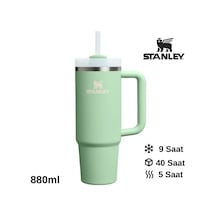 Stanley Quencher H2.o Flowstate Tumbler Pipetli Termos 0.8l Pipetli Matara Yeşil