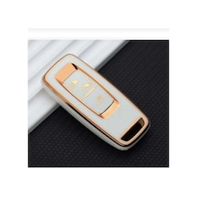 Gma Keys Honda Pcx 2021-2022-2023-2024-2025 Yılı Model Nano Anahtar Kılıfı Beyaz Gold Renk / Forza Için Uymaz