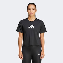 Adidas Train Essentials Big Logo Pernce Kadın Siyah Antrenman T-shirt Jg8614 SIYAH