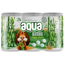 Aqua Bambu Kağıt Havlu 3 Katlı 6 Rulo