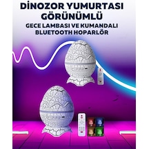 Dinazor Yumurta Gece Lambası Beyaz