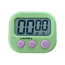 Unichrome Dijital Ekranlı Alarmlı Mıknatıslı Ayaklı Mutfak Zamanlayıcı Fırın Timer Yeşil