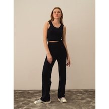 Xint Lacivert Lüks Pamuk Dokulu Regular Fit Pantolon 850959