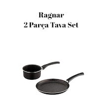 Ragnar 2'li Granit Kaplama Tava Seti - 12 Cm Sos Tavası 20 Cm Eco