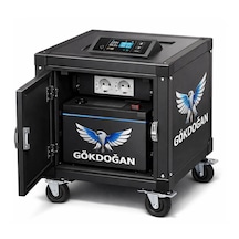 Gökdoğan Enerji 1kw Taşınabilir Lityum Akülü İnverterli Kesintisiz Güç Kaynağı Kabini Karavan Uyumlu