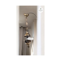 Camsız Avize Aparatı Metal Kahverengi - 721476672 Kahverengi