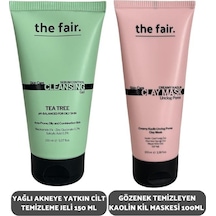 The Fair Sebum Control Yağlı ve Akneye Eğilimli Ciltler için Temizleme Jeli 150 ML + Kaolin Kil Maskesi 100 ML