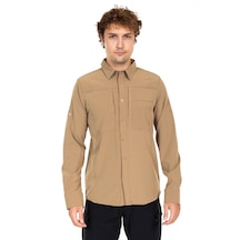 312 Likralı Esnek Taktik Outdoor Bej Gömlek