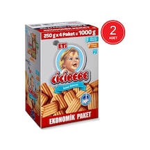 Eti Cicibebe 6+ Ay Bebek Bisküvisi 2 x 1 KG