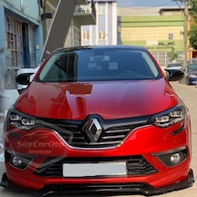 ŞüsCarOto Renault Megane 4 2016 Sonrası Batman Yarasa Ayna Kapağı Piano Black ABS Plastik (00)