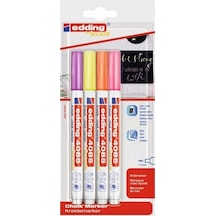 Edding Cam Kalemi 4 Lü Blister Pastel 4085 Çok Renkli