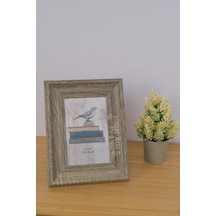 Digithome Dekoratif Mdf Resim Fotoğraf Çerçevesi 10x15 Gri Thn76078 C1-1-18