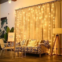2x2 Metre 320 Led 8 Fonskiyonlu Dekoratif Led Günışığı Perde .