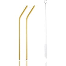 Life 2 Adet Metal Paslanmaz Pipet Ve Temizleme Fırçası Mıt1217 Açık Ahşap