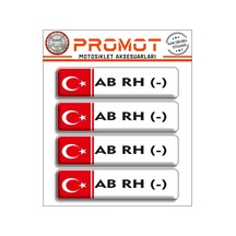 Kan Grubu 3d Sticker 4'lü Set 014 Diğer