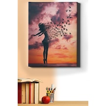 Webstyle Sayılarla Boyama Seti Kasnaklı Özgür Kadın 40 X 50 Cm