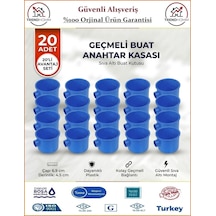 Trendhomm Anahtar Kasası - Geçmeli Halojen Free Alev Yaymayan Kasa - 20 Adet