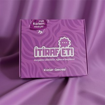 İtiraf Et Kızlar Gecesi Kart Oyunu 45 Eğlenceli Soru Kartı Kadınlar Arası Parti Oyunu Seti