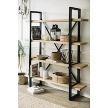 Metal Ayaklı Kitaplık Mdf Beyaz Metal Ayaklı Kitaplık Mdf Beyaz