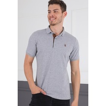 T8581 Dewberry Erkek T-shırt-gri Gri