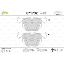 Seat Cordoba Arka Fren Balatasi 1998-2001 Valeo 671732