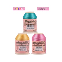 Hubrendy Tedarik 3 Adet Altınbaşak Oya Ve Dantel İpi 20 Gr - Royaleks - No: 347 - 040 - 505