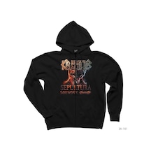 Kreator Tour 2017 Siyah Fermuarlı Kapşonlu Sweatshirt