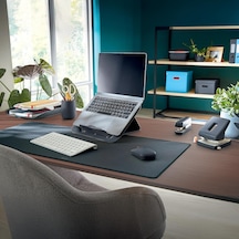 Desk Mat Xl 100x40 Cm Gri 124-Pembe