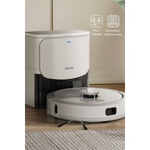 Homend Alex Laser Power 1287H Toz Hazneli Moplu Halı Tanıyan Robot Süpürge
