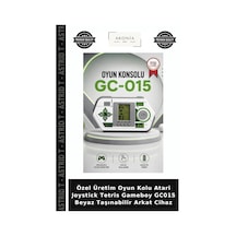 Özel Üretim Oyun Kolu Atari Joystick Tetris Gameboy Gc015 Beyaz Taşınabilir Arkat Cihaz