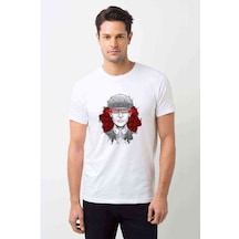 Peaky Bılnders Baskılı Beyaz Erkek Tshirt (531007090)