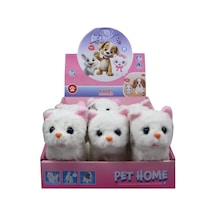 Vrd10644 Peluş Evcil Kedi Sesli Ve Hareketli Çok Renkli