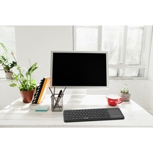 Inca Ibk-568bt Dual Mod Bluetooth 5.0 + 2.4g Touch Pad Smart Keyboard Pil Seviyesi 2.2v 10 Metreye Kadar Kablosuz Kullanım Windows, Linux, İos 13 Ve Üzeri İle Android İşletim Sistemlerini Destekler