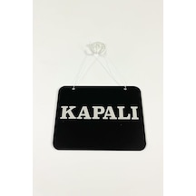 Mağaza Açık Kapalı Tabelası Pleksi - 20 15 Cm - Aynalı Gümüş Pleksi Diğer