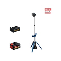 Bosch Glt 18v-5000 1x8 Ah Expert Akülü Kule Tip Şantiye Projektörü 5000 Lm