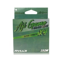 Ryuji Aji Game 0.03mm 150m Dark Green 4 Kat İp Misina 2.5kg Çeker
