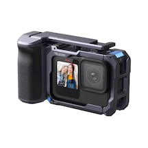Tr Street Grip Kit Gopro 9 13 İçin, Metal Rabbit-cage Kamera Tutacağı, Basmalı Şalter Tasarımlı Alüminyum